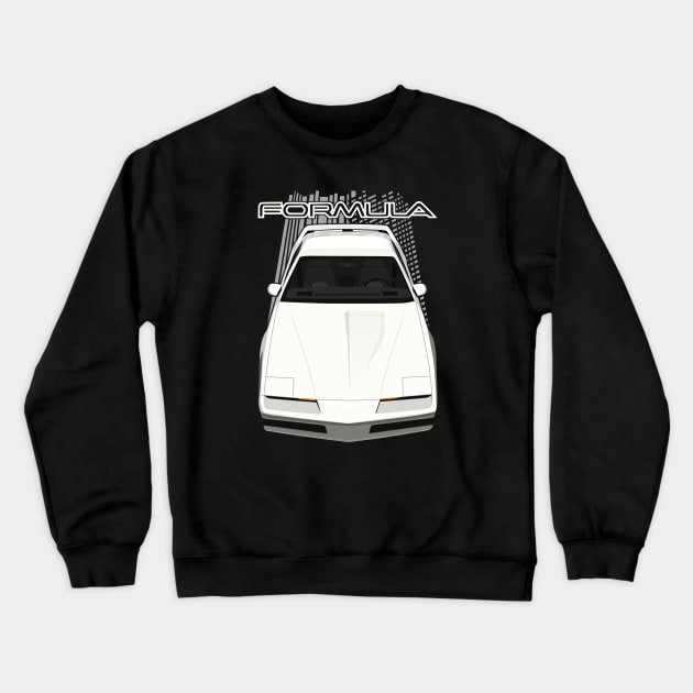 Pontiac Firebird Formula 3rdgen - White Crewneck Sweatshirt by V8social